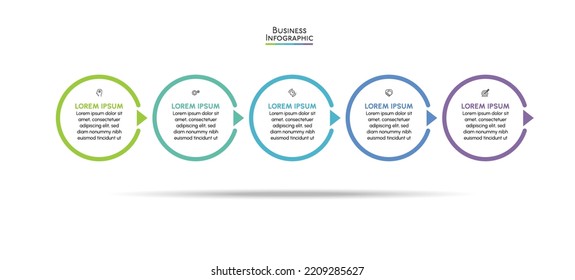 Business data visualization. timeline infographic icons designed for abstract background template
