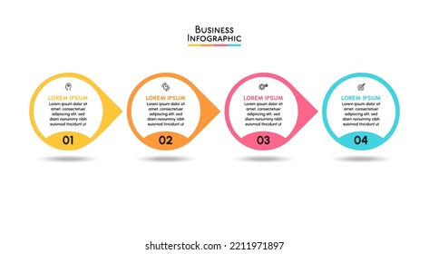 Business data visualization. timeline infographic icons designed for abstract background template