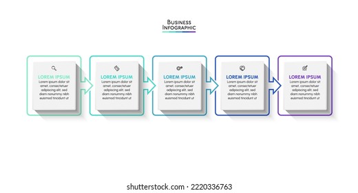 Business data visualization. timeline infographic icons designed for abstract background template