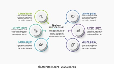 Business data visualization. timeline infographic icons designed for abstract background template