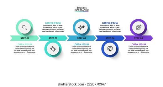 Business data visualization. timeline infographic icons designed for abstract background template