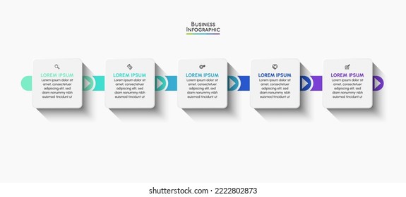 Business data visualization. timeline infographic icons designed for abstract background template