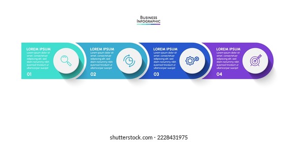 Business data visualization. timeline infographic icons designed for abstract background template