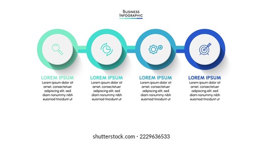 Business data visualization. timeline infographic icons designed for abstract background template