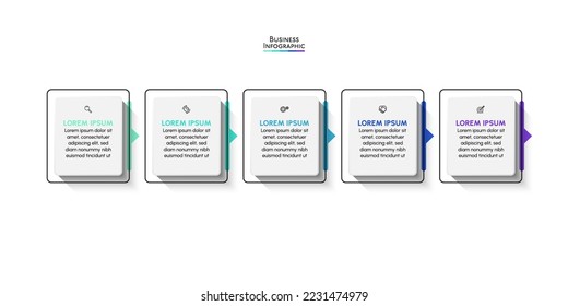 Business data visualization. timeline infographic icons designed for abstract background template