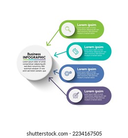 Business data visualization. timeline infographic icons designed for abstract background template