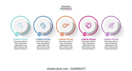 Business data visualization. timeline infographic icons designed for abstract background template