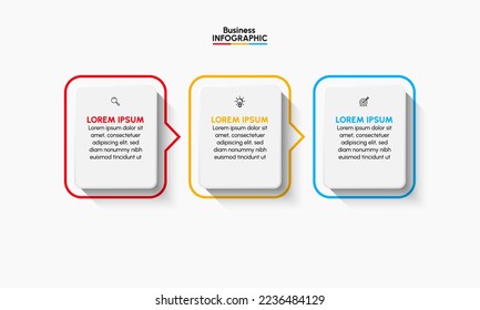 Visualización de datos empresariales. iconos de infografía de línea de tiempo diseñados para plantilla de fondo abstracto