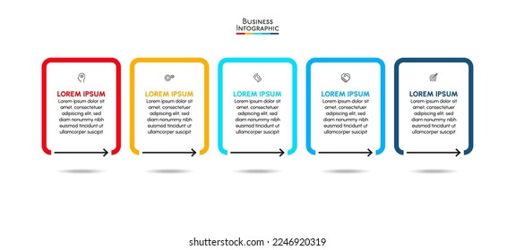 Business data visualization. timeline infographic icons designed for abstract background template