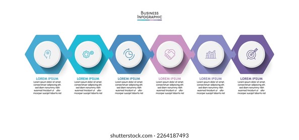 Business data visualization. timeline infographic icons designed for abstract background template