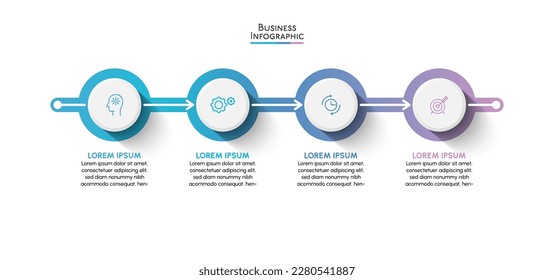 Business data visualization. timeline infographic icons designed for abstract background template.