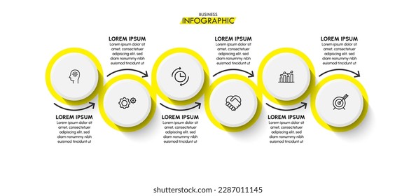 Business data visualization. timeline infographic icons designed for abstract background template