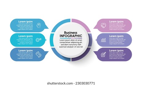 Business data visualization. timeline infographic icons designed for abstract background template.