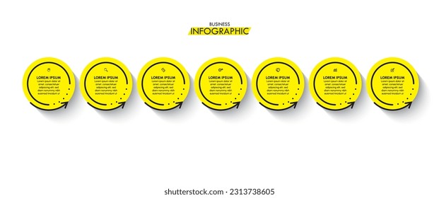 Business data visualization. timeline infographic icons designed for abstract background template