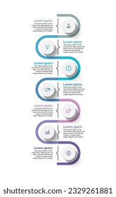 Business data visualization. timeline infographic icons designed for abstract background template.