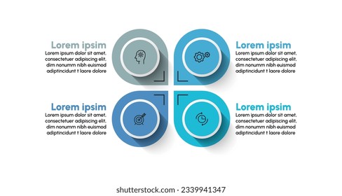 Business data visualization. timeline infographic icons designed for abstract background template