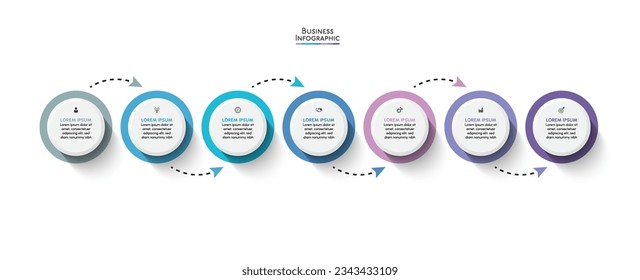 Business data visualization. timeline infographic icons designed for abstract background template