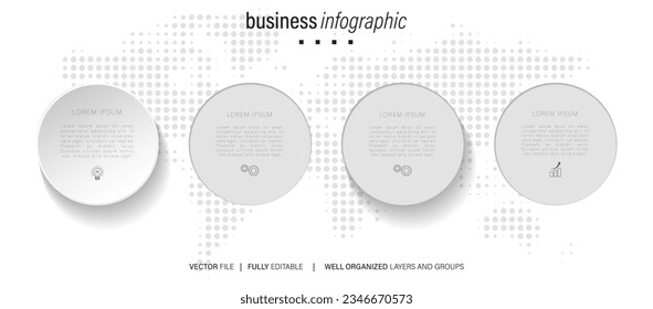 Business data visualization. timeline infographic icons designed for abstract background template milestone element modern diagram process technology digital marketing data presentation chart vector