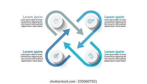 Business data visualization. timeline infographic icons designed for abstract background template