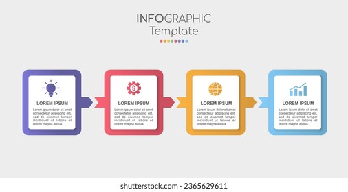 Business data visualization. timeline infographic icons designed for abstract background template