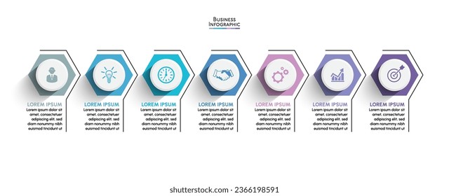 Business data visualization. timeline infographic icons designed for abstract background template