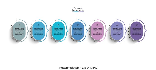 Business data visualization. timeline infographic icons designed for abstract background template