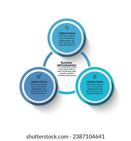 Visualización de datos empresariales. iconos de infografía de línea de tiempo diseñados para plantilla de fondo abstracto