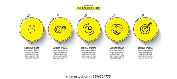 Business data visualization. timeline infographic icons designed for abstract background template