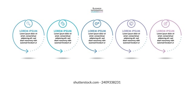 Business data visualization. timeline infographic icons designed for abstract background template