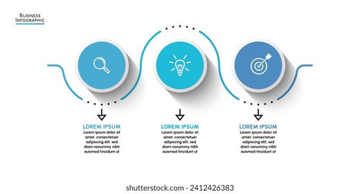 Business data visualization. timeline infographic icons designed for abstract background template