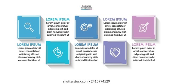 Business data visualization. timeline infographic icons designed for abstract background template