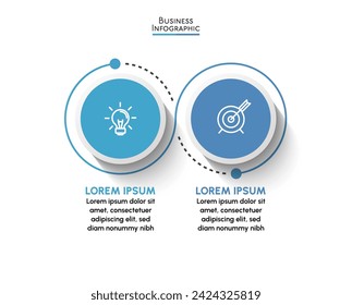 Business data visualization. timeline infographic icons designed for abstract background template