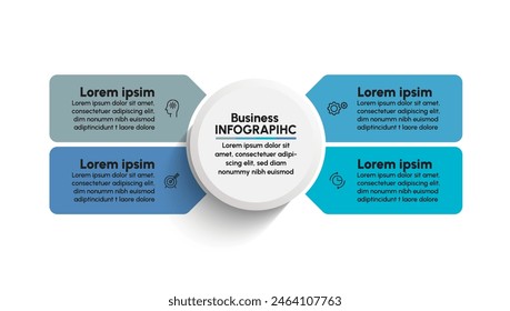 Business data visualization. timeline infographic icons designed for abstract background template