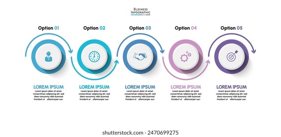 Business data visualization. timeline infographic icons designed for abstract background template