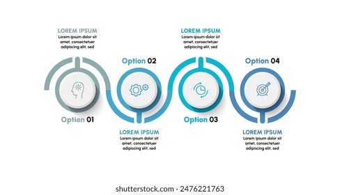 Business data visualization. timeline infographic icons designed for abstract background template