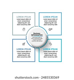 Business data visualization. timeline infographic icons designed for abstract background template