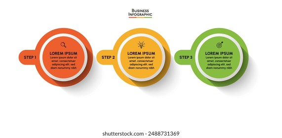 Business data visualization. timeline infographic icons designed for abstract background template