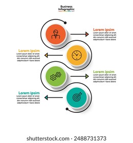 Business data visualization. timeline infographic icons designed for abstract background template