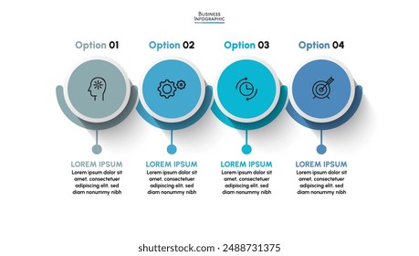 Business data visualization. timeline infographic icons designed for abstract background template