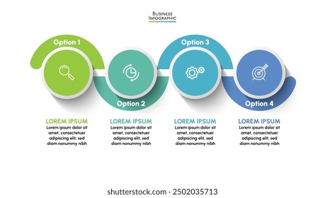 Business data visualization. timeline infographic icons designed for abstract background template