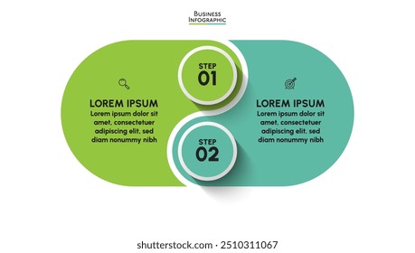 Business data visualization. timeline infographic icons designed for abstract background template