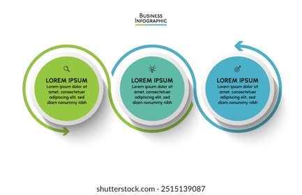 Business data visualization. timeline infographic icons designed for abstract background template