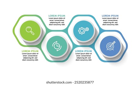 Business data visualization. timeline infographic icons designed for abstract background template