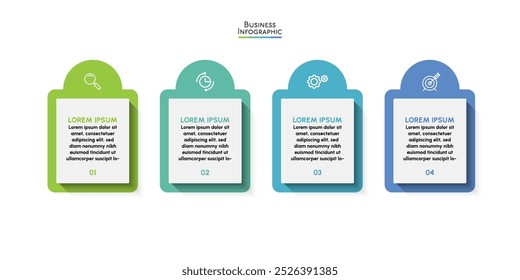 Business data visualization. timeline infographic icons designed for abstract background template