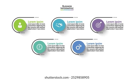 Business data visualization. timeline infographic icons designed for abstract background template