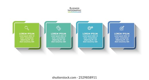 Business data visualization. timeline infographic icons designed for abstract background template