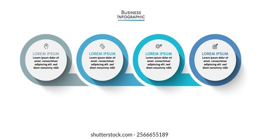 Business data visualization. timeline infographic icons designed for abstract background template