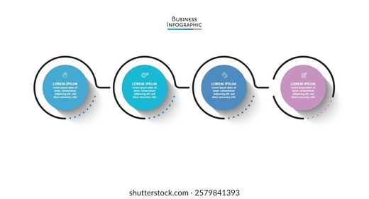 Business data visualization. timeline infographic icons designed for abstract background template