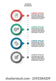 Business data visualization. timeline infographic icons designed for abstract background template