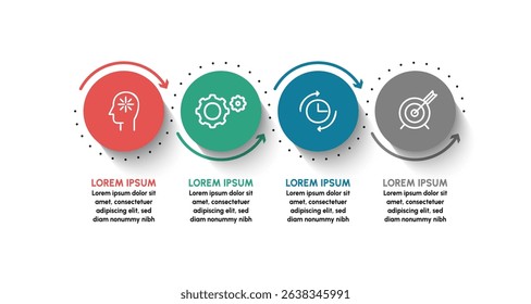 Business data visualization. timeline infographic icons designed for abstract background template